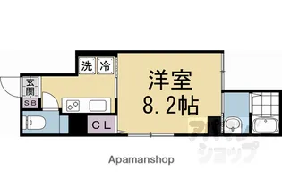 ATTRICE東堀川【102号室】の間取り