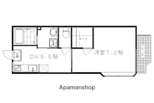 ホワイトハウス【101号室】の間取り