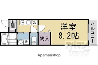 MAISON京都このえ【301号室】の間取り