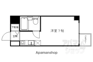 シリウス星の子【807号室】の間取り