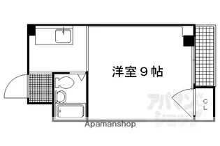 サンウェルス【402号室】の間取り