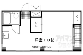 ルポール麩屋町【3階】の間取り