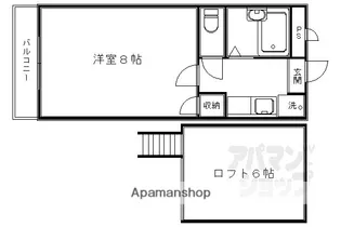 メゾン・エチーフ【5階】の間取り