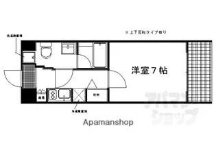 1Kの間取り画像