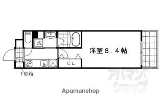 ベラジオ西陣聚楽II【207号室】の間取り