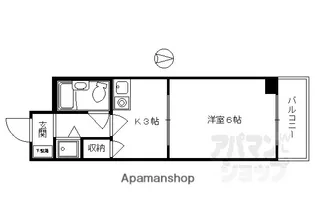 ライオンズマンション京都西陣【8階】の間取り