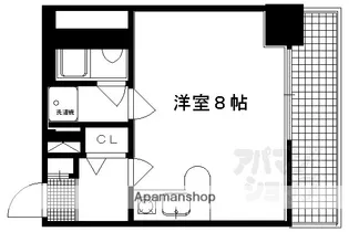 ライオンズマンション京都東堀川【507号室】の間取り