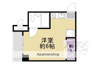コーポグランブルー【4E号室】の間取り