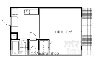 ジョヴィアルI・II【II102号室】の間取り