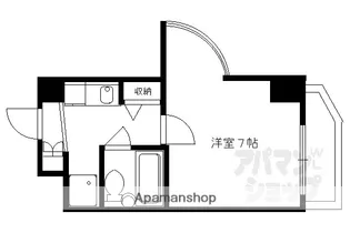 DETOMー1一条通【6階】の間取り