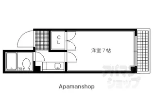 マンションクロード【301号室】の間取り