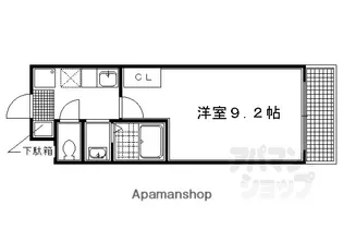 エクセレンス 天神通【110号室】の間取り