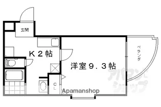 グランビィア御蔭II【221号室】の間取り
