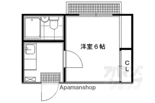 フィルビテッツァ高野【303号室】の間取り