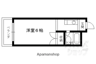 聖倖マンション【103号室】の間取り