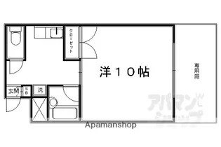 メゾンドゼフィール【108号室】の間取り