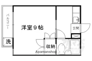 ジュネスドミール【303号室】の間取り