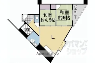 堀川シティハイツ【601号室】の間取り