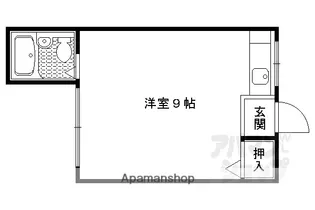大文字マンション【101号室】の間取り