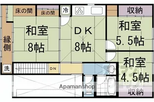 京都府京都市上京区硯屋町【タウンハウス】の間取り
