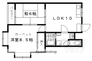 東明ハイツ【203号室】の間取り