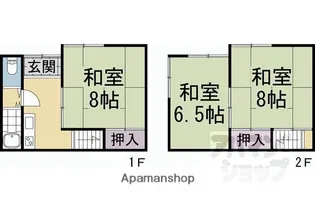 京都府京都市左京区下鴨下川原町【一戸建】の間取り