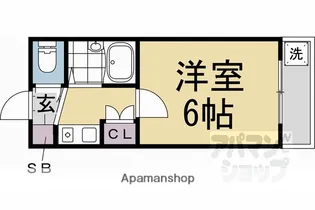 マンション和【202号室】の間取り