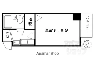 クレール仲井【301号室】の間取り