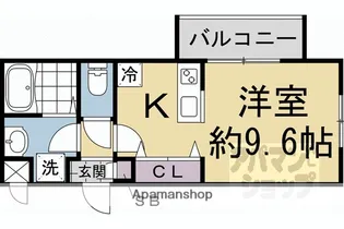 CREST TAPP京都丹波口II【2階】の間取り