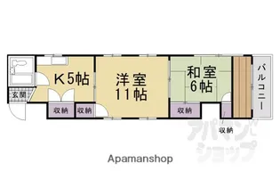 四坊大宮ビル【302号室】の間取り
