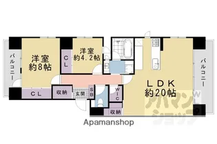 三条室町アーバンライフ【504号室】の間取り