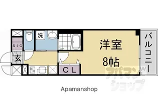 ベラジオ雅び京都洛北ガーデン【3階】の間取り