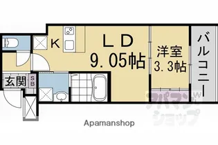 シエルコート大宮【402号室】の間取り