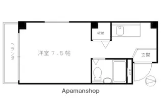 岡崎ビル【401号室】の間取り