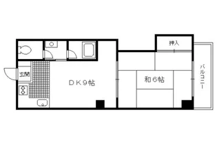 柳風館【303号室】の間取り
