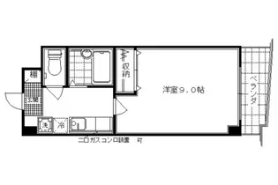 スールシャンブル【401号室】の間取り