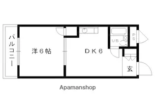 竹中ビル【302号室】の間取り