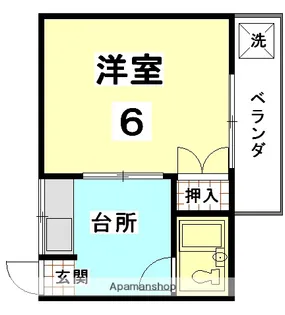 葵ハイツ【207号室】の間取り