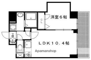 都壱番館 三条堀川【903号室】の間取り