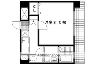 メゾン・エイム【3-M号室】の間取り