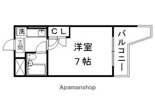 サンハイツ大新【305号室】の間取り