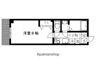 グランフィールド大宮【302号室】の間取り