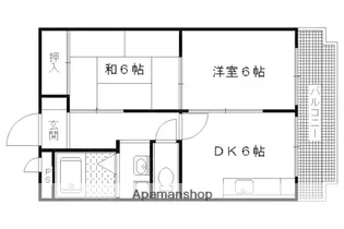 パレ・デュ・カメリア【203号室】の間取り