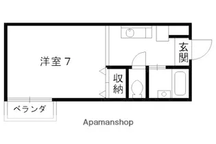 「クレール大宮」【101号室】の間取り