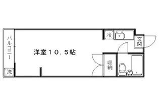 プルミエール増見【202号室】の間取り