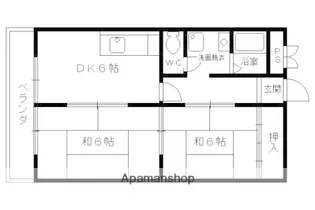 ニュー太田【202号室】の間取り