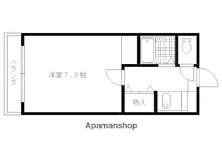 木全マンション【211号室】の間取り