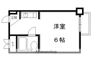 コーポたくみ【602号室】の間取り