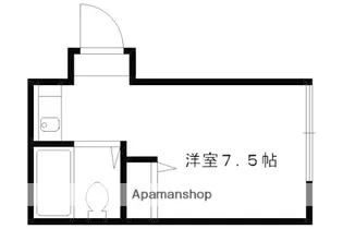 聚楽第マンション【405号室】の間取り