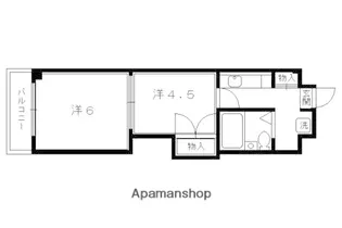 京都府京都市北区上賀茂葵之森町【マンション】の間取り